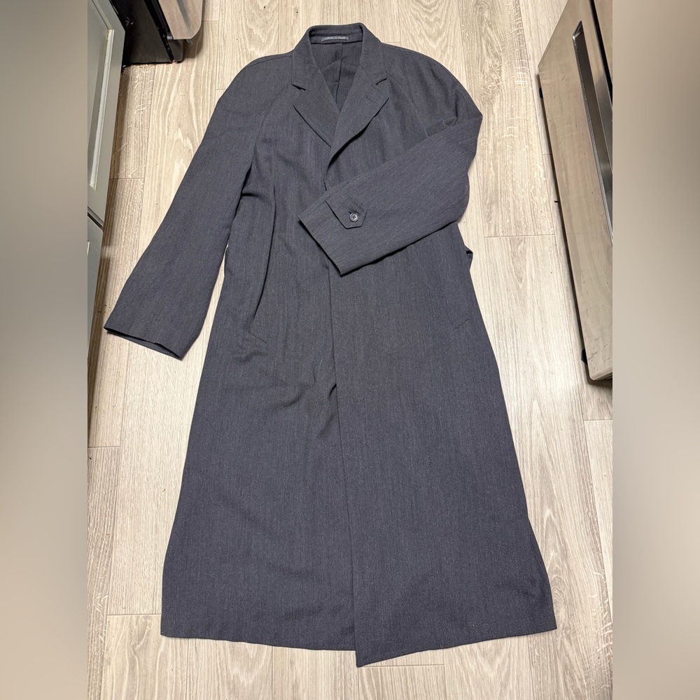 Men’s Ermenegildo Zegna Charcoal wool blend Coat